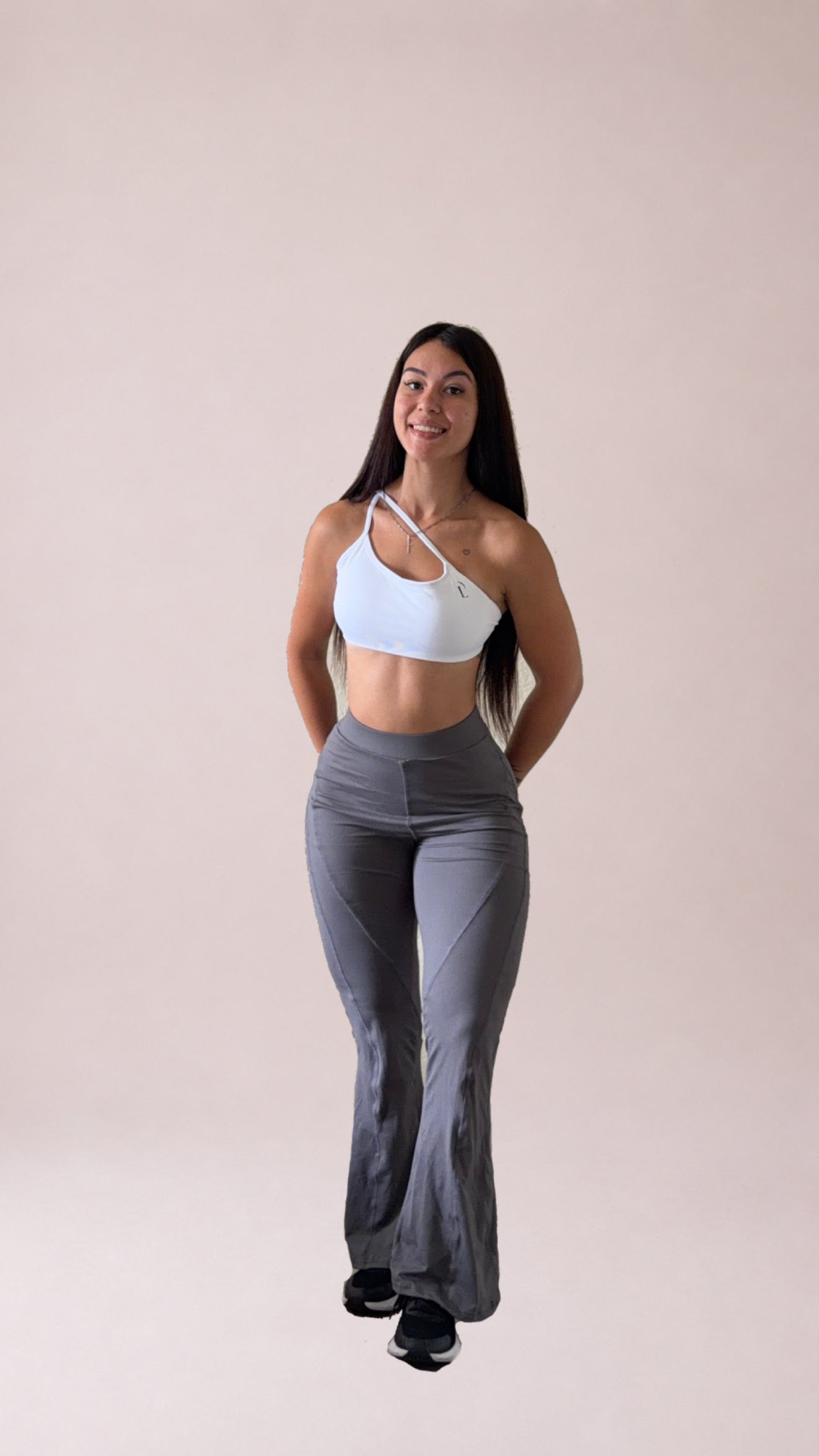 ELEVATE FLARE LEGGINGS - GRAY